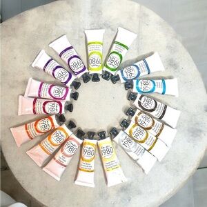 NEW Gamblin 1980 Oil Paint Lot Bundle of 17 Tubes of Painting Colors